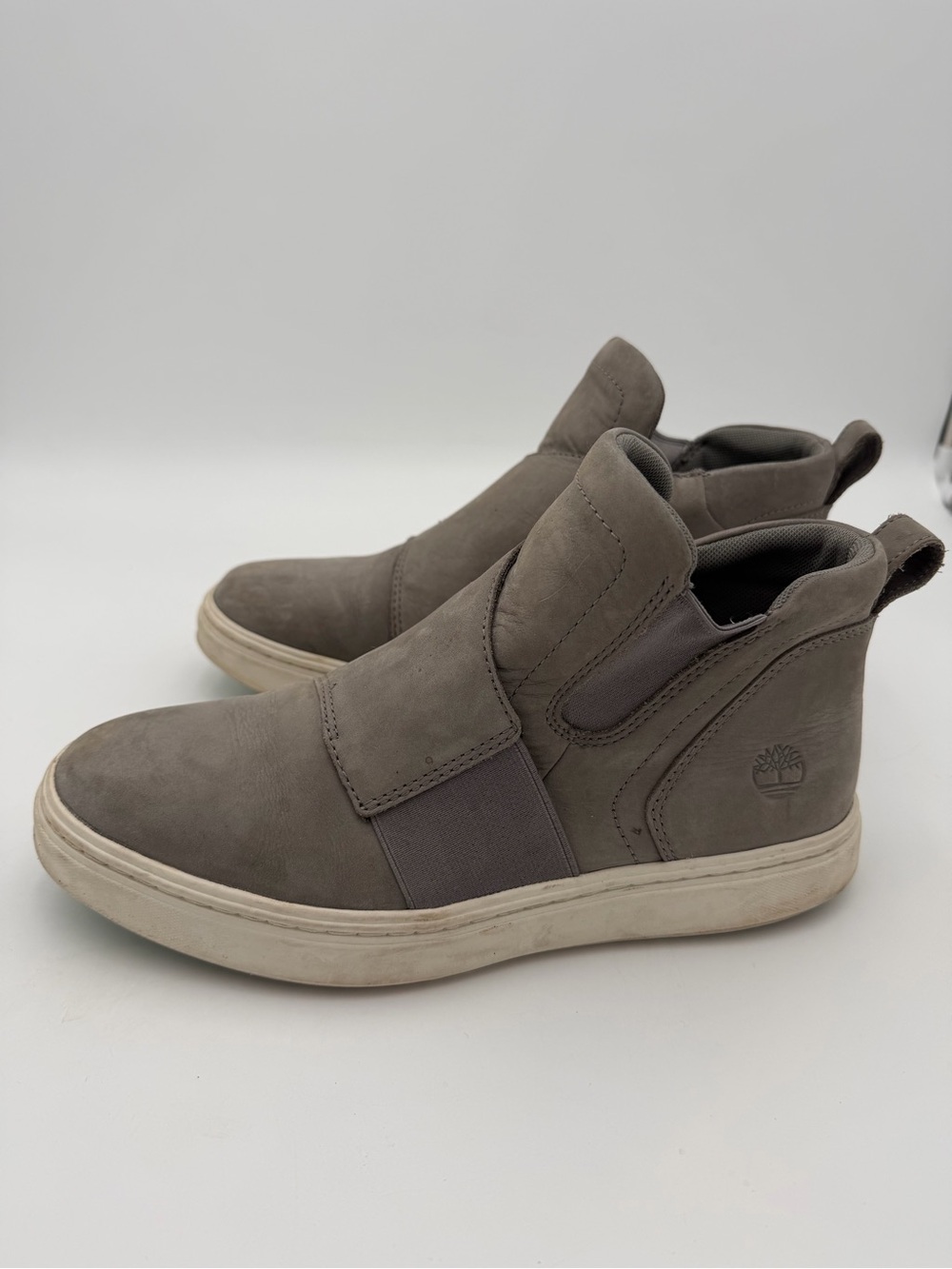 Timberland Womens Slip-On Casual Sneakers in Taupe